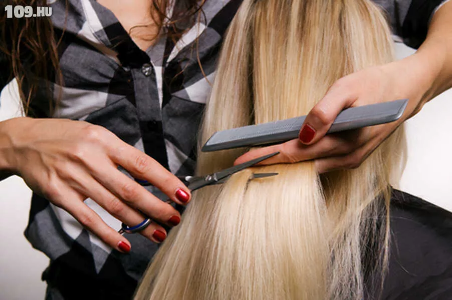 Női hajvágás, mosás és szárítás (Numero sampon és pakolás) hosszú haj esetén