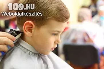 Fiú gépi hajvágás, hajmosás nélkül