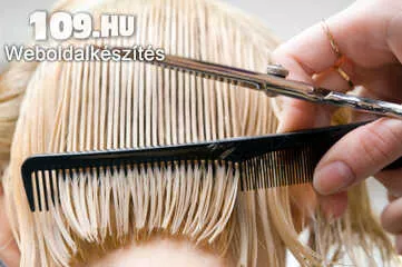 Női hajvágás, mosás és szárítás (Numero sampon és pakolás) rövid haj esetén